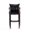 Manhattan Comfort Ritz Barstool in Black and Dark Walnut BS013-BK - alternate 3